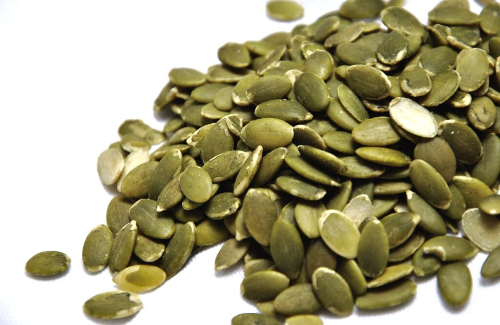 pumpkin seeds, pips, green-1489510.jpg